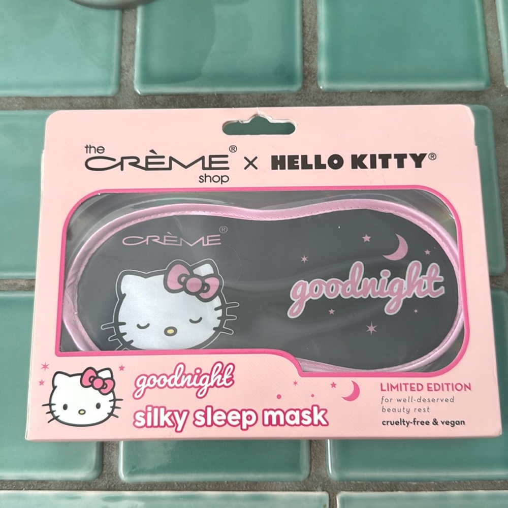 Sanrio Hello Kitty Goodnight Silky Sleep Mask